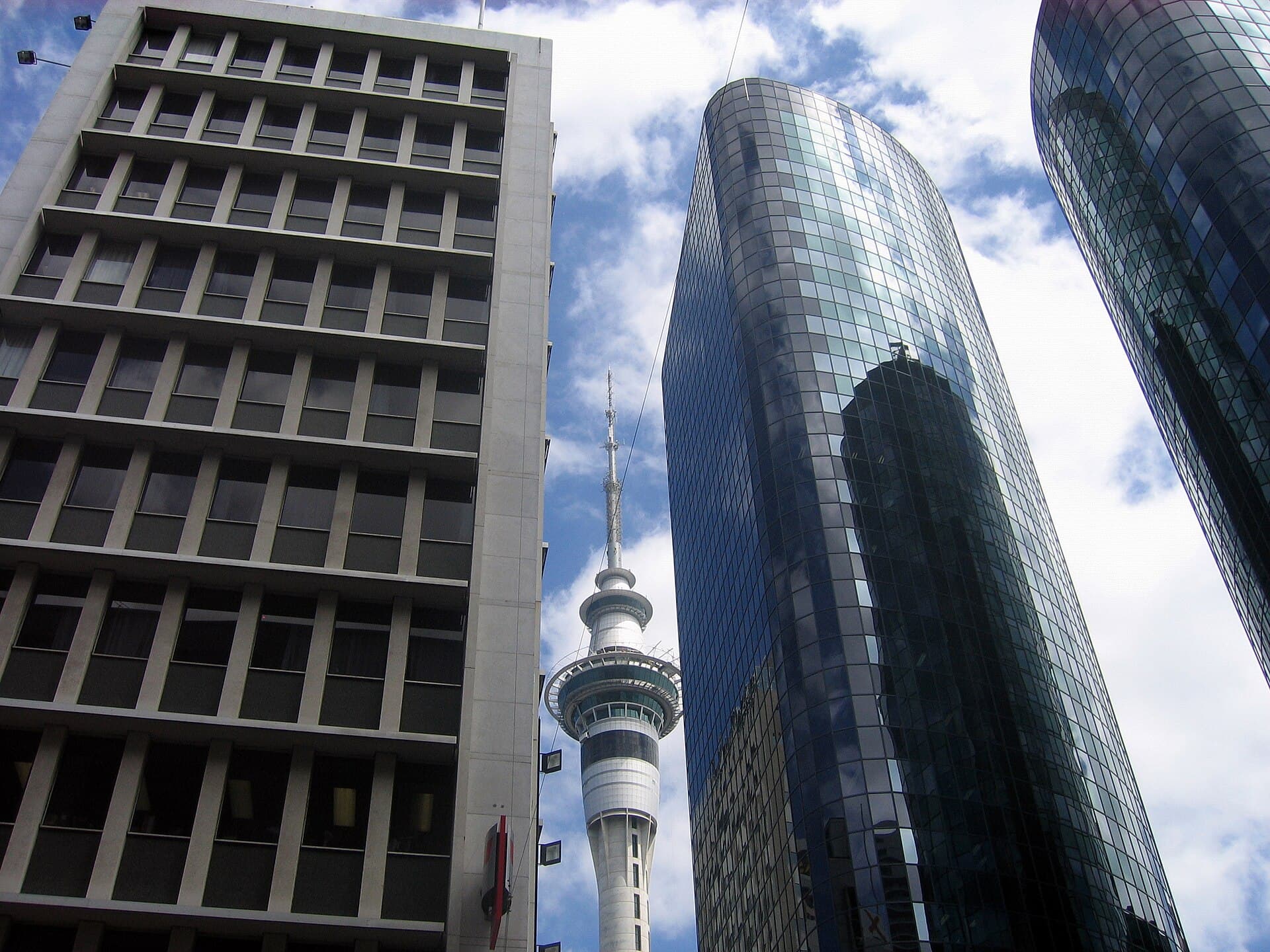 Classic Auckland city scene