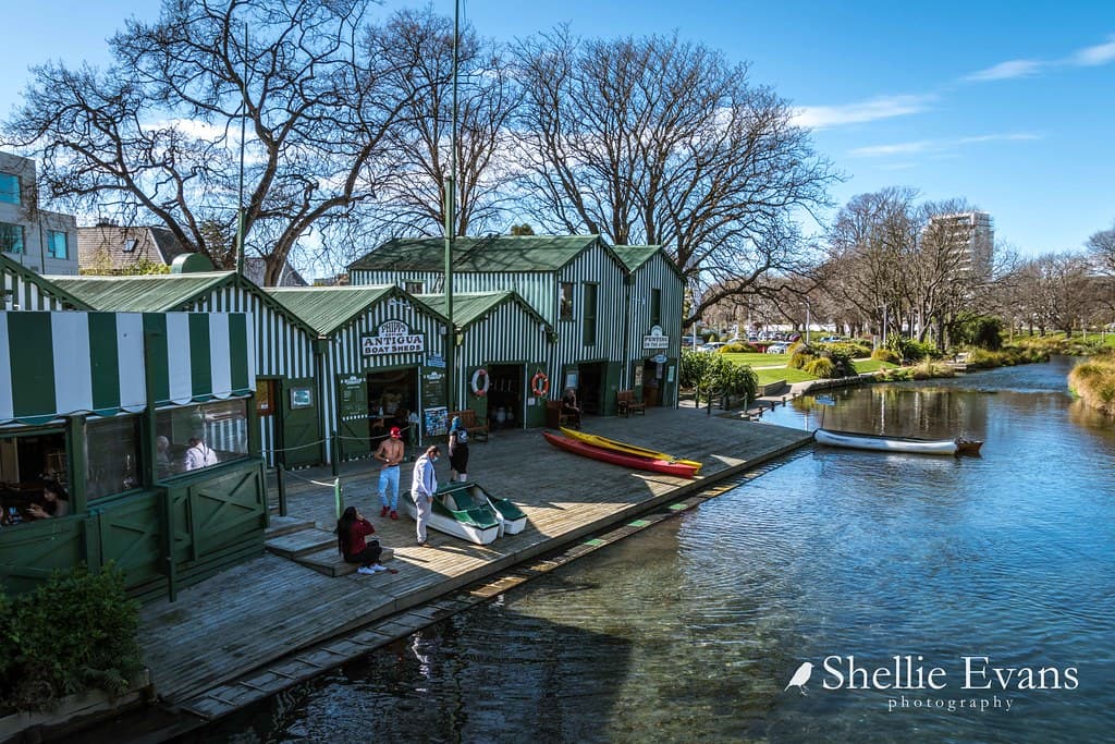 Classic Christchurch city scene