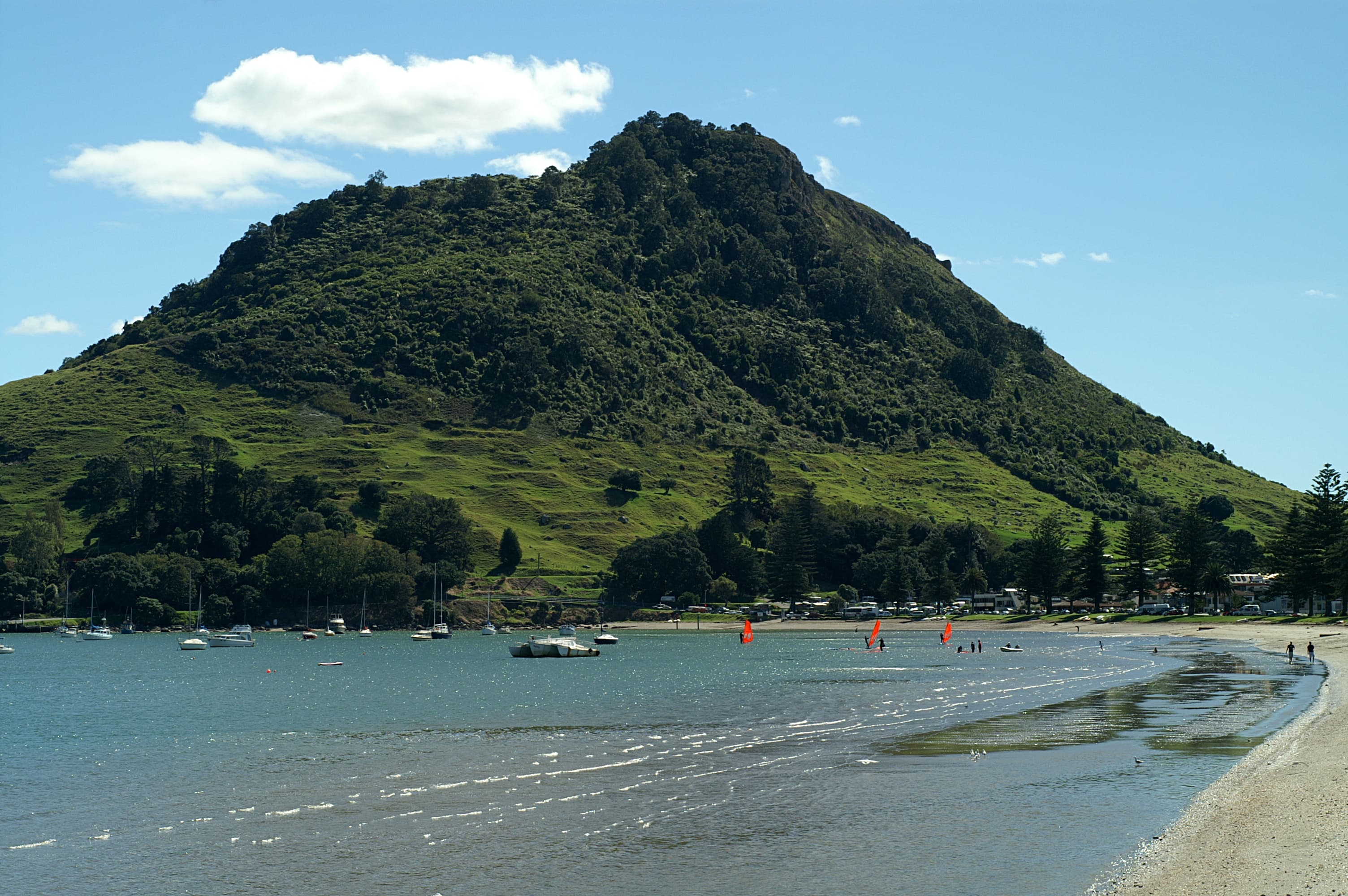 Classic Tauranga city scene