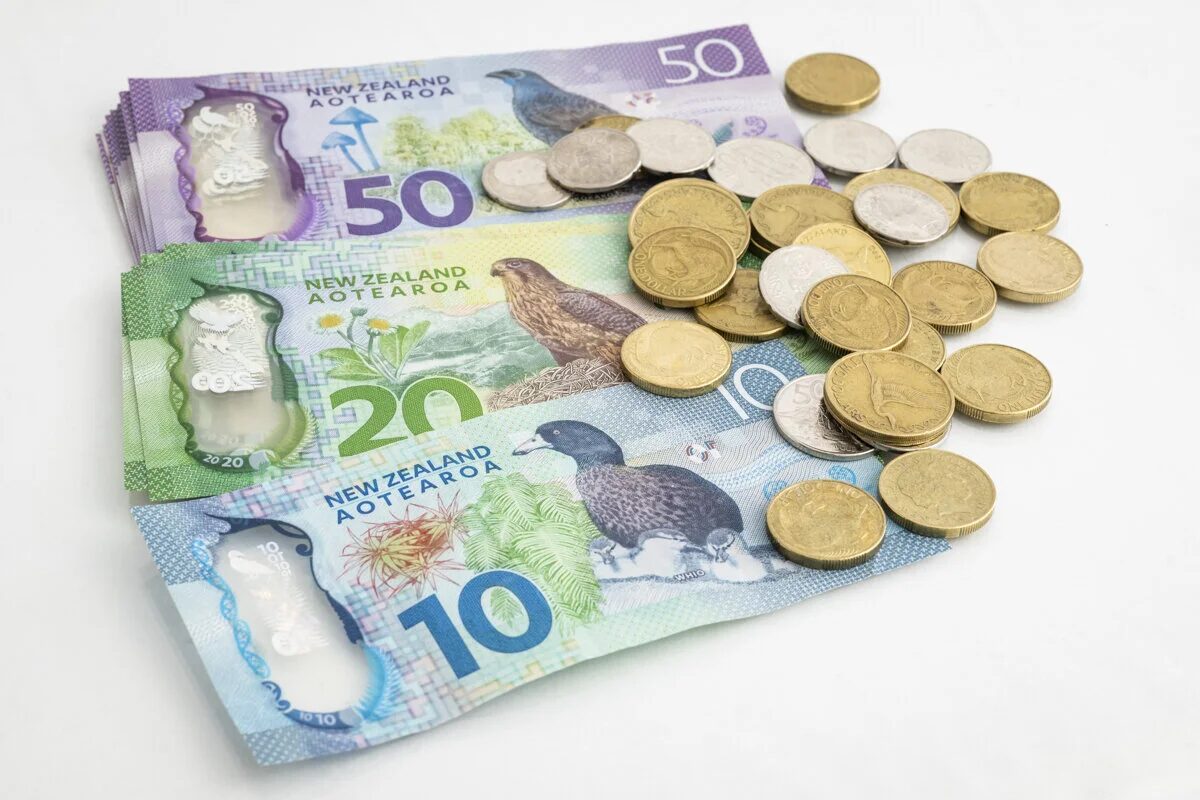 New Zealand banknotes and coins laid out for budgeting a house move